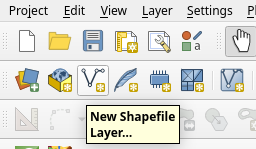 Opening New Shapefile Layer